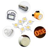 1W High Power LED Beads Light Emitting Diode Chips SMD for DIY Lighting Fixtures Warm White