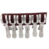 6pcs/set Stainless Steel Laundry Clips Metal Clothes Socks Hanging Spring Clip Clamp