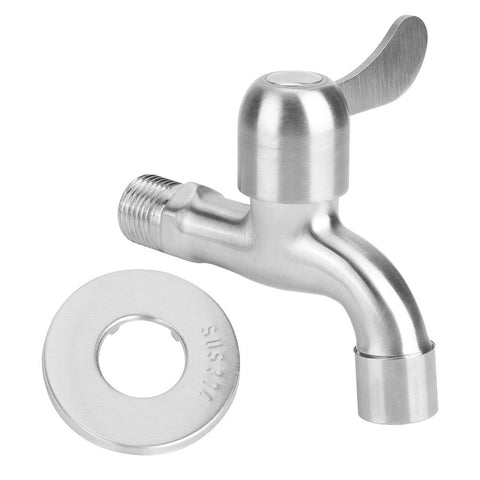 304 Stainless Steel Single Lever Faucet Tap for Laundry Washing Machine Home Kitchen Garden In Australia - Darrahopens