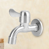 304 Stainless Steel Single Lever Faucet Tap for Laundry Washing Machine Home Kitchen Garden