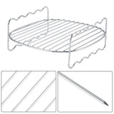 Replacement BBQ Rack Double Layer Skewers Baking Tray For Philips Air Fryer In Australia - Darrahopens