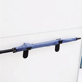Black Plastic Self Adhesive Umbrella Holder Car Storage Rack Hanger Home Wall Hook