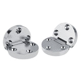 2Pcs Zinc Alloy Self Supporting Folding Table Hinges Home Flap Tables Furniture Oval Hardware
