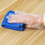 50pcs/Bag PE Clear Disposable Gloves Safe for Food Preparing Medical Restaurant Hairdressing In Australia - Darrahopens