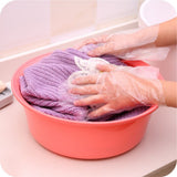 50pcs/Bag PE Clear Disposable Gloves Safe for Food Preparing Medical Restaurant Hairdressing In Australia - Darrahopens