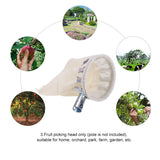 Fruit Picker Head Basket Fruit Picking Tools Fruits Catcher for Harvest Picking Apple