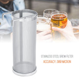 300 Micron Stainless Steel Homemade Brew Beer Hop Mesh Filter Strainer #1 10 x 25.5cm