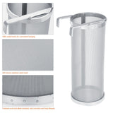 300 Micron Stainless Steel Homemade Brew Beer Hop Mesh Filter Strainer #1 10 x 25.5cm
