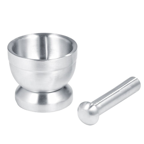 Stainless Steel Mortar and Pestle Mixing Grinding Bowl Set Kitchen Garlic Grinder Tool In Australia - Darrahopens