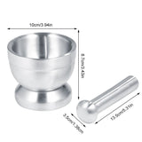 Stainless Steel Mortar and Pestle Mixing Grinding Bowl Set Kitchen Garlic Grinder Tool In Australia - Darrahopens