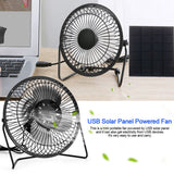 USB Solar Panel Powered Mini Portable Fan for Cooling Ventilation Home Travelling Fishing In Australia - Darrahopens
