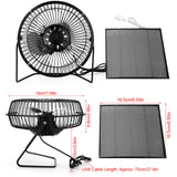 USB Solar Panel Powered Mini Portable Fan for Cooling Ventilation Home Travelling Fishing
