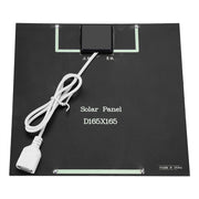 USB Solar Panel Powered Mini Portable Fan for Cooling Ventilation Home Travelling Fishing