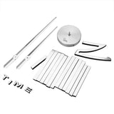 3D Mirror Luxury Modern DIY Large Wall Clock Surface Sticker Room Art Home Office Decor Silver In Australia - Darrahopens