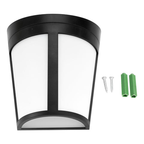 Solar Powered Wall Mount Light Outdoor Garden Landscape Fence Yard Lamp Pure White In Australia - Darrahopens