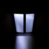 Solar Powered Wall Mount Light Outdoor Garden Landscape Fence Yard Lamp Pure White In Australia - Darrahopens