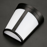 Solar Powered Wall Mount Light Outdoor Garden Landscape Fence Yard Lamp Pure White In Australia - Darrahopens