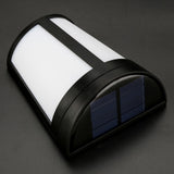 Solar Powered Wall Mount Light Outdoor Garden Landscape Fence Yard Lamp Pure White