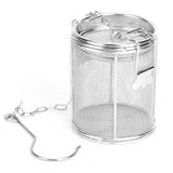Stainless Steel Tea Ball Strainer Soup Seasonings Seperation Basket Spice Filter 8 x 10cm In Australia - Darrahopens