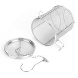 Stainless Steel Tea Ball Strainer Soup Seasonings Seperation Basket Spice Filter 12 x 13cm