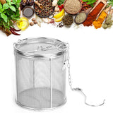 Stainless Steel Tea Ball Strainer Soup Seasonings Seperation Basket Spice Filter 12 x 13cm