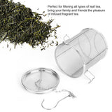 Stainless Steel Tea Ball Strainer Soup Seasonings Seperation Basket Spice Filter 12 x 13cm