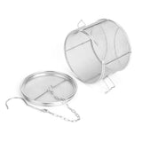 Stainless Steel Tea Ball Strainer Soup Seasonings Seperation Basket Spice Filter 14 x 10cm In Australia - Darrahopens