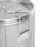 Stainless Steel Tea Ball Strainer Soup Seasonings Seperation Basket Spice Filter 14 x 10cm