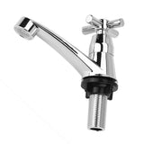 ABS Plastic Single Cold Faucet Water Tap Bathroom Basin Kitchen Sink Accessories(Cross G1/2)