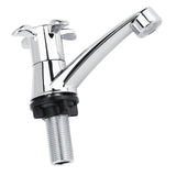 ABS Plastic Single Cold Faucet Water Tap Bathroom Basin Kitchen Sink Accessories(Blossom G1/2)