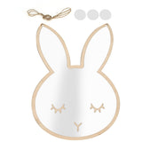 Nordic Acrylic Decorative Mirror Wall Sticker Decal Children Kids Room Art Home Decor #Rabbit In Australia - Darrahopens