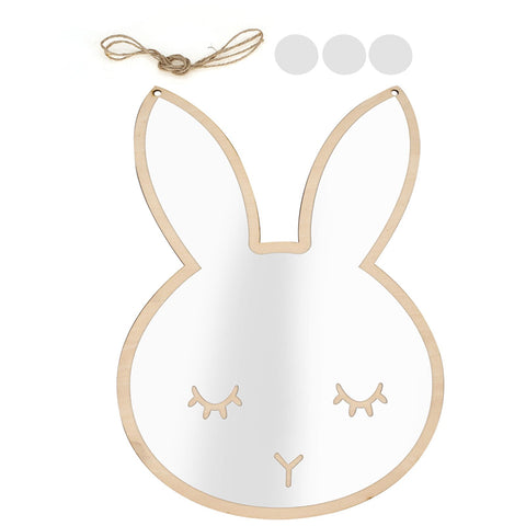 Nordic Acrylic Decorative Mirror Wall Sticker Decal Children Kids Room Art Home Decor #Rabbit In Australia - Darrahopens
