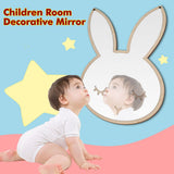 Nordic Acrylic Decorative Mirror Wall Sticker Decal Children Kids Room Art Home Decor #Rabbit In Australia - Darrahopens