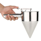 Stainless Steel Baking Funnel Cake Desserts Cooking Tools with Rack for Home Kitchen Bakery Use