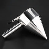 Stainless Steel Baking Funnel Cake Desserts Cooking Tools with Rack for Home Kitchen Bakery Use