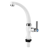 ABS Plastic Single Cold Faucet Water Tap Kitchen Sink Bathroom Basin Accessories G1/2(Straight) In Australia - Darrahopens