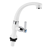 ABS Plastic Single Cold Faucet Water Tap Kitchen Sink Bathroom Basin Accessories G1/2(Straight)