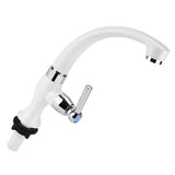 ABS Plastic Single Cold Faucet Water Tap Kitchen Sink Bathroom Basin Accessories G1/2(Straight)