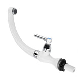 ABS Plastic Single Cold Faucet Water Tap Kitchen Sink Bathroom Basin Accessories G1/2(Straight) In Australia - Darrahopens