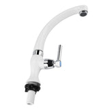 ABS Plastic Single Cold Faucet Water Tap Kitchen Sink Bathroom Basin Accessories G1/2(Straight)