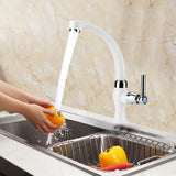 ABS Plastic Single Cold Faucet Water Tap Kitchen Sink Bathroom Basin Accessories G1/2(Straight)