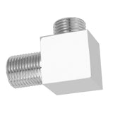 Solid Brass Chrome Finish Square Hand Shower Outlet Elbow Angle Valve Concealed Wall Mounted