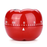 Tomato Shaped Mechanical 60 Minutes Countdown Timer Kitchen Cooking & Baking Helper 7.2 x 5.5cm