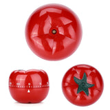 Tomato Shaped Mechanical 60 Minutes Countdown Timer Kitchen Cooking & Baking Helper 7.2 x 5.5cm