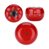 Tomato Shaped Mechanical 60 Minutes Countdown Timer Kitchen Cooking & Baking Helper 6.3 x 4.5cm