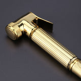 Solid Brass Wall Mount Shower Toilet Bathroom Handheld Bidet Diaper Spray Sprayer Shattaf Kit