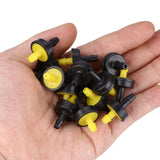 50Pcs Adjustable Flow Pressure Compensating Irrigation Sprinklers Watering Dripper Emitter