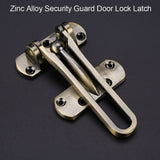 Heavy Duty Zinc Alloy Safety Guard Security Door Lock Latch for Home Hotel Door (Bronze) In Australia - Darrahopens