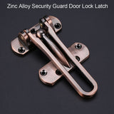 Heavy Duty Zinc Alloy Safety Guard Security Door Lock Latch for Home Hotel Door (Red Bronze) In Australia - Darrahopens