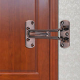 Heavy Duty Zinc Alloy Safety Guard Security Door Lock Latch for Home Hotel Door (Red Bronze) In Australia - Darrahopens